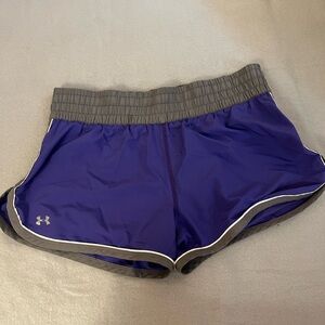 Purple under armour shorts size small